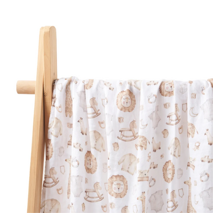 Bamboo Swaddle | Lions