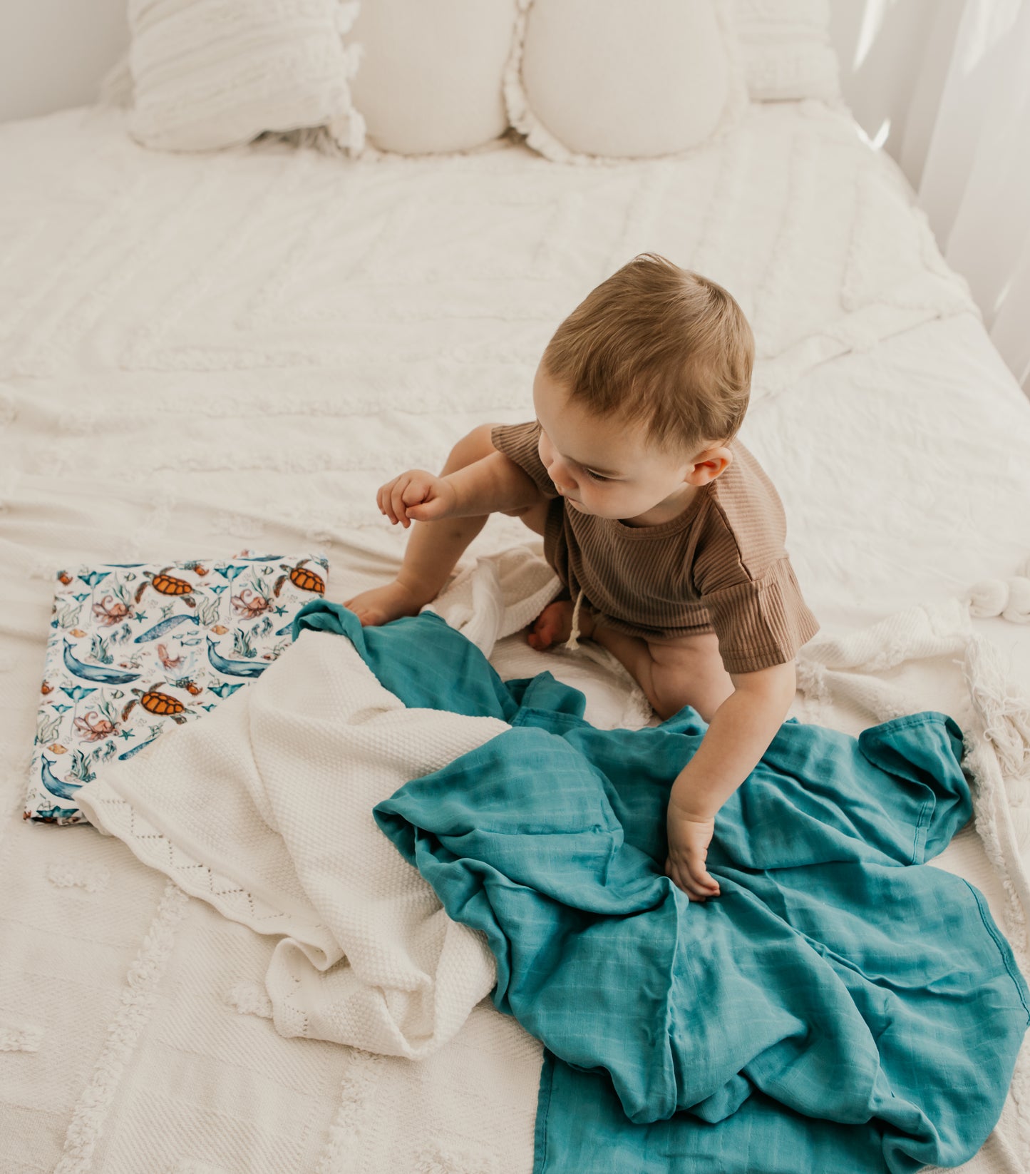 Bamboo Swaddle | Teal