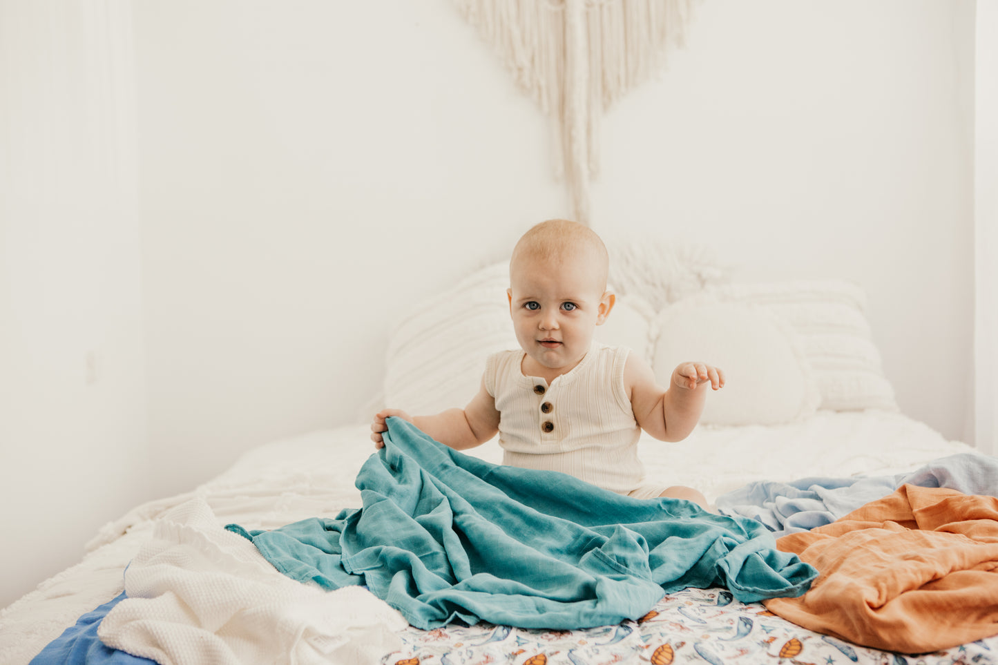 Bamboo Swaddle | Teal