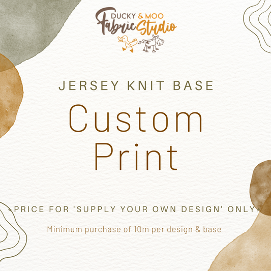 Wholesale Custom Print | Jersey Knit (MOQ 10m)